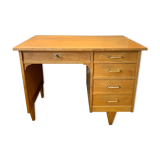 Vintage light oak desk