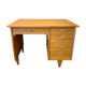 Bureau vintage chêne clair