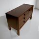 1978 - Modernist solid wood chest of drawers - France
