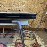 Yellow formica table