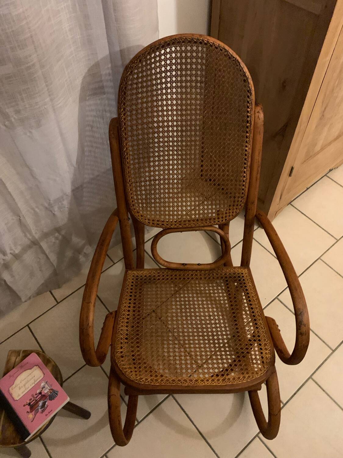 Thonet style rocking chair