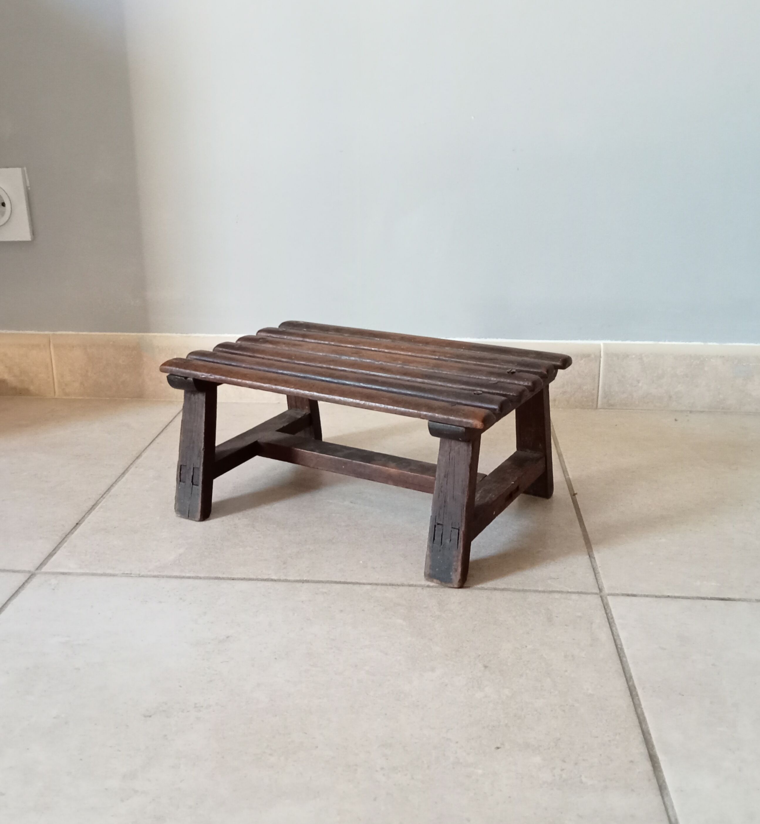 Vintage plant carry stool