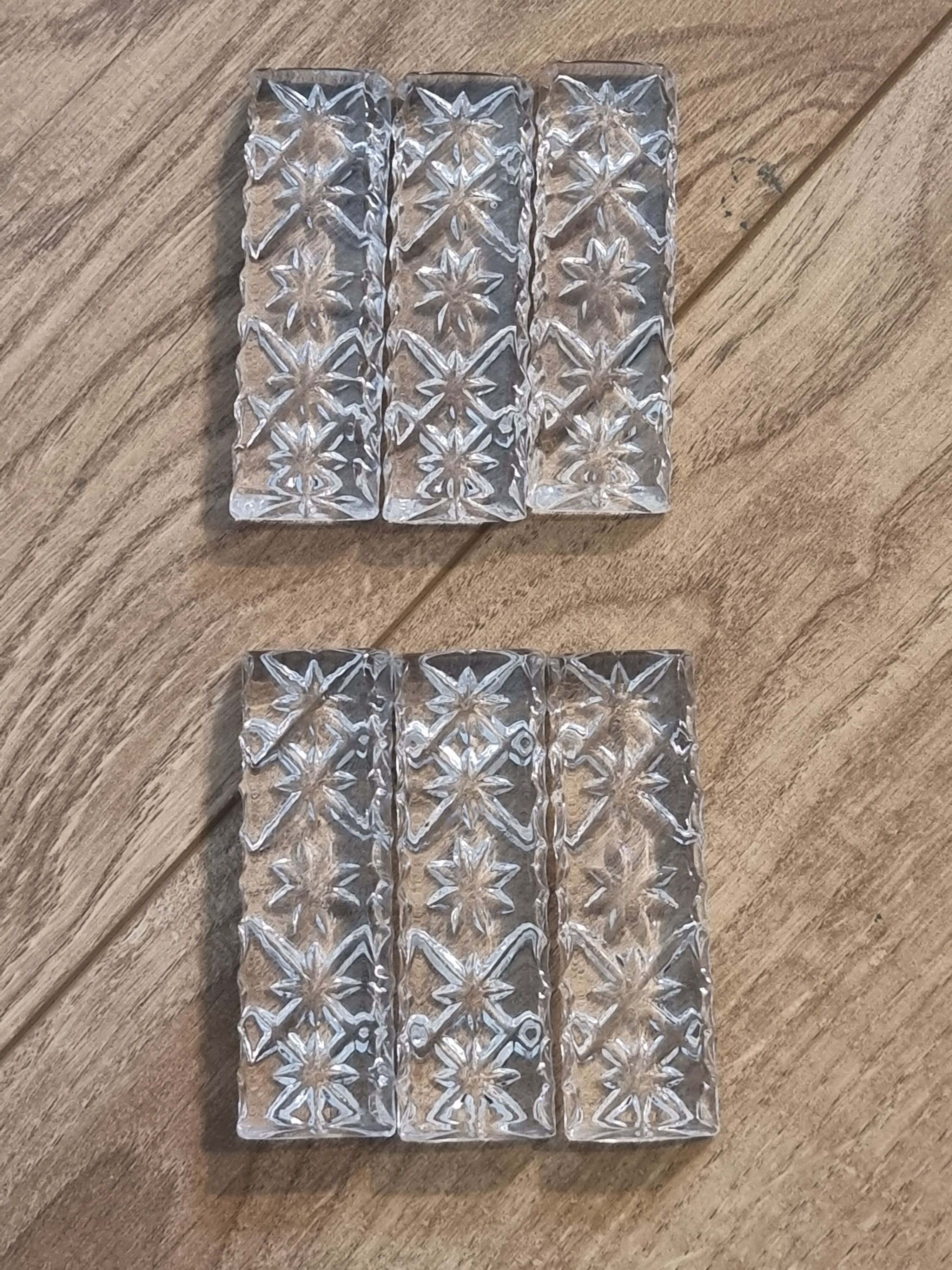 Lot de six porte couteaux
