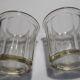 2 antique glass jam jars 500g