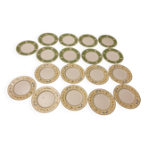 18 dessert plates VILLEROY BOCH model EDEN