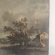 Oil Painting on Canvas Countryside Landscape School XIX - Signed C. Rougeot 18