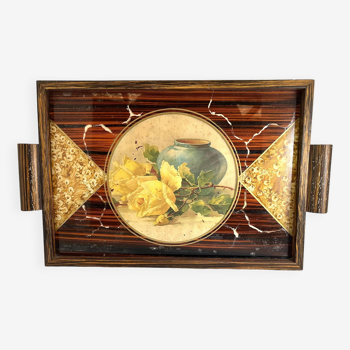 Vintage wooden tray