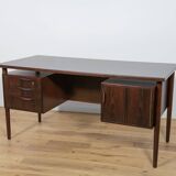 Mid-Century Freestanding Rosewood Desk, Denmark, 1960s