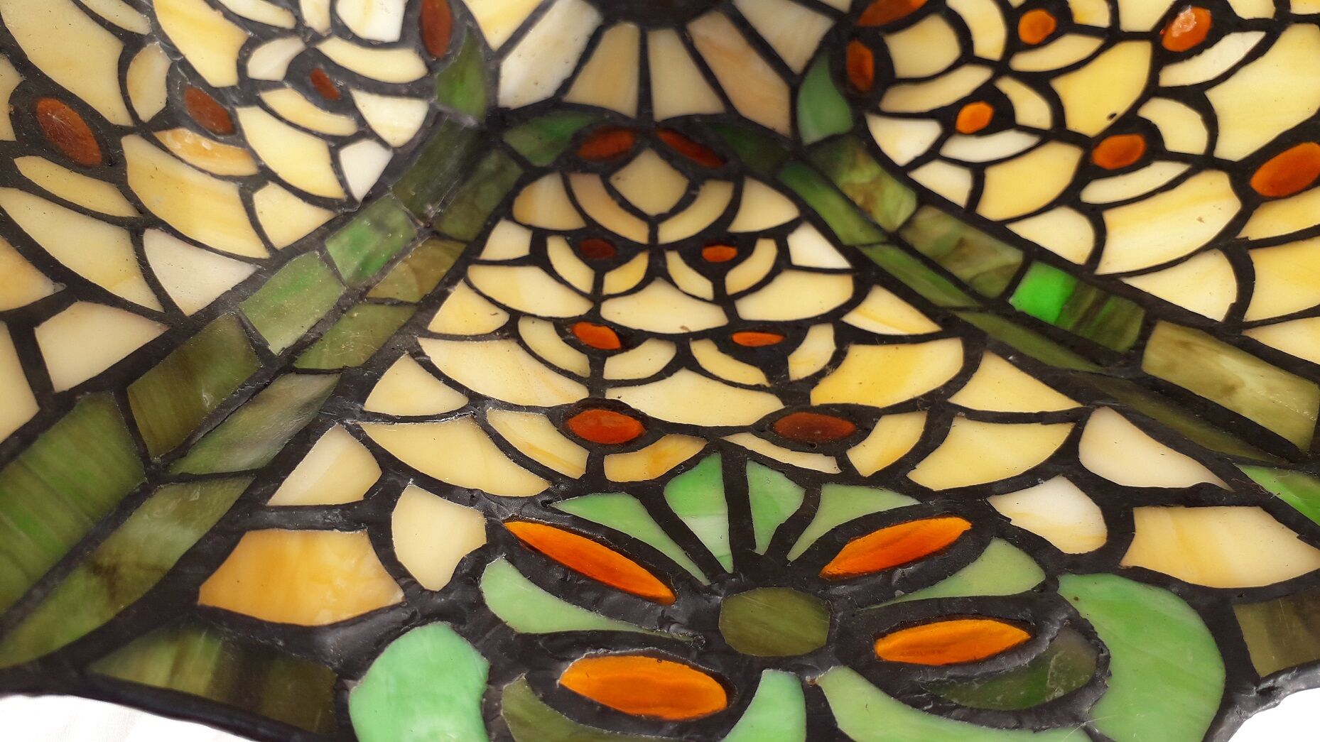 Stained glass lampshade