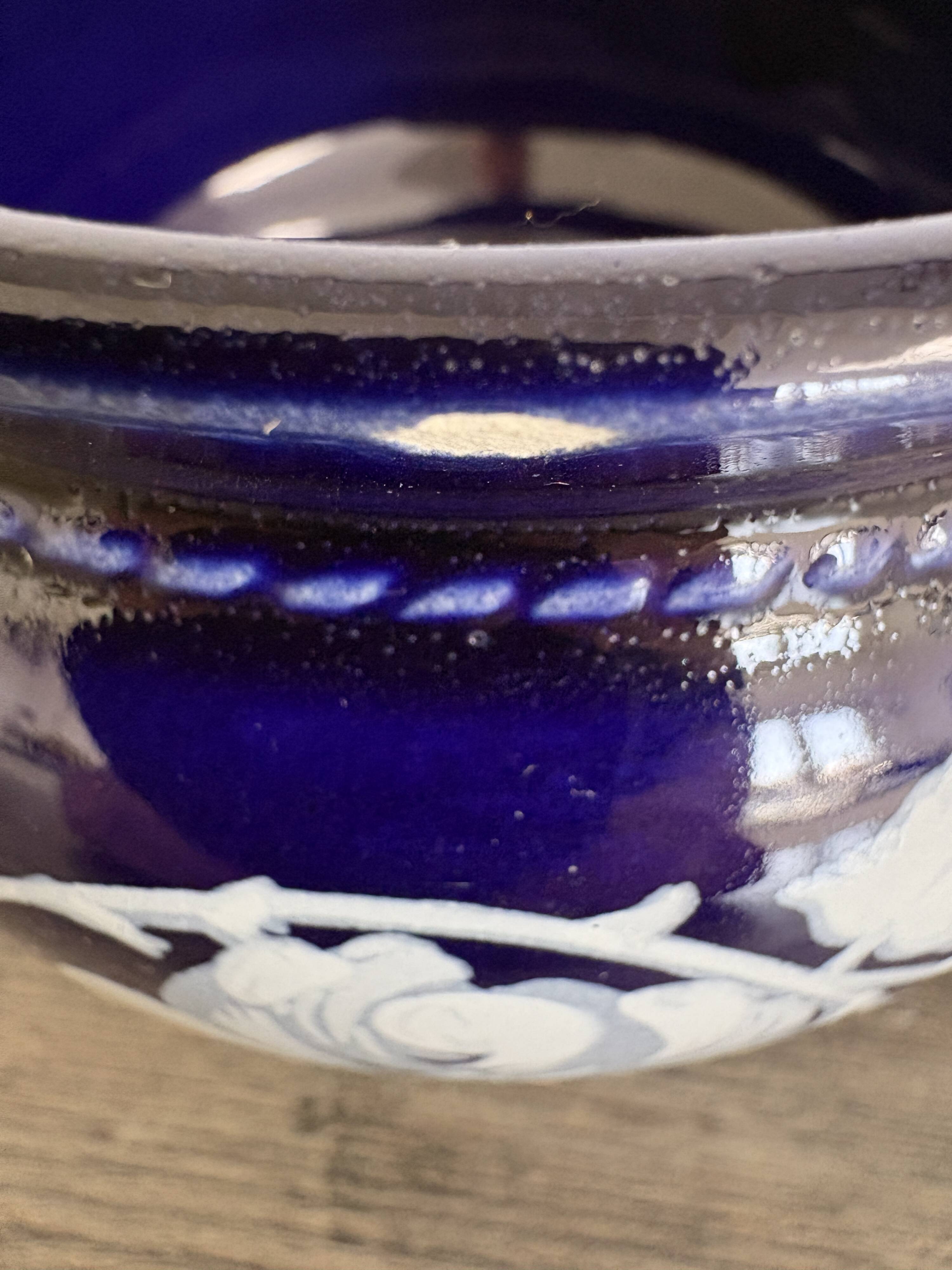 Vintage Italian Blue Ceramics