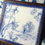 Under mat it in earthenware and wood 1920/1930