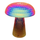 Lampe champignon mosaïque multicolore