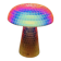 Lampe champignon mosaïque multicolore