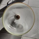 Prismatic glass pendant lamp 1950