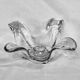 Crystal candlestick from Bayel, flower petal shape A559