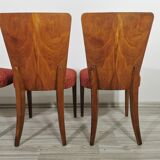 4 art deco dining chairs by Jindrich Halabala