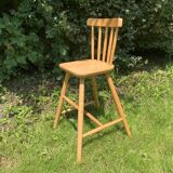 Children's wooden high chair