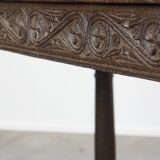 Antique English side table/hall table from the early 18th century
