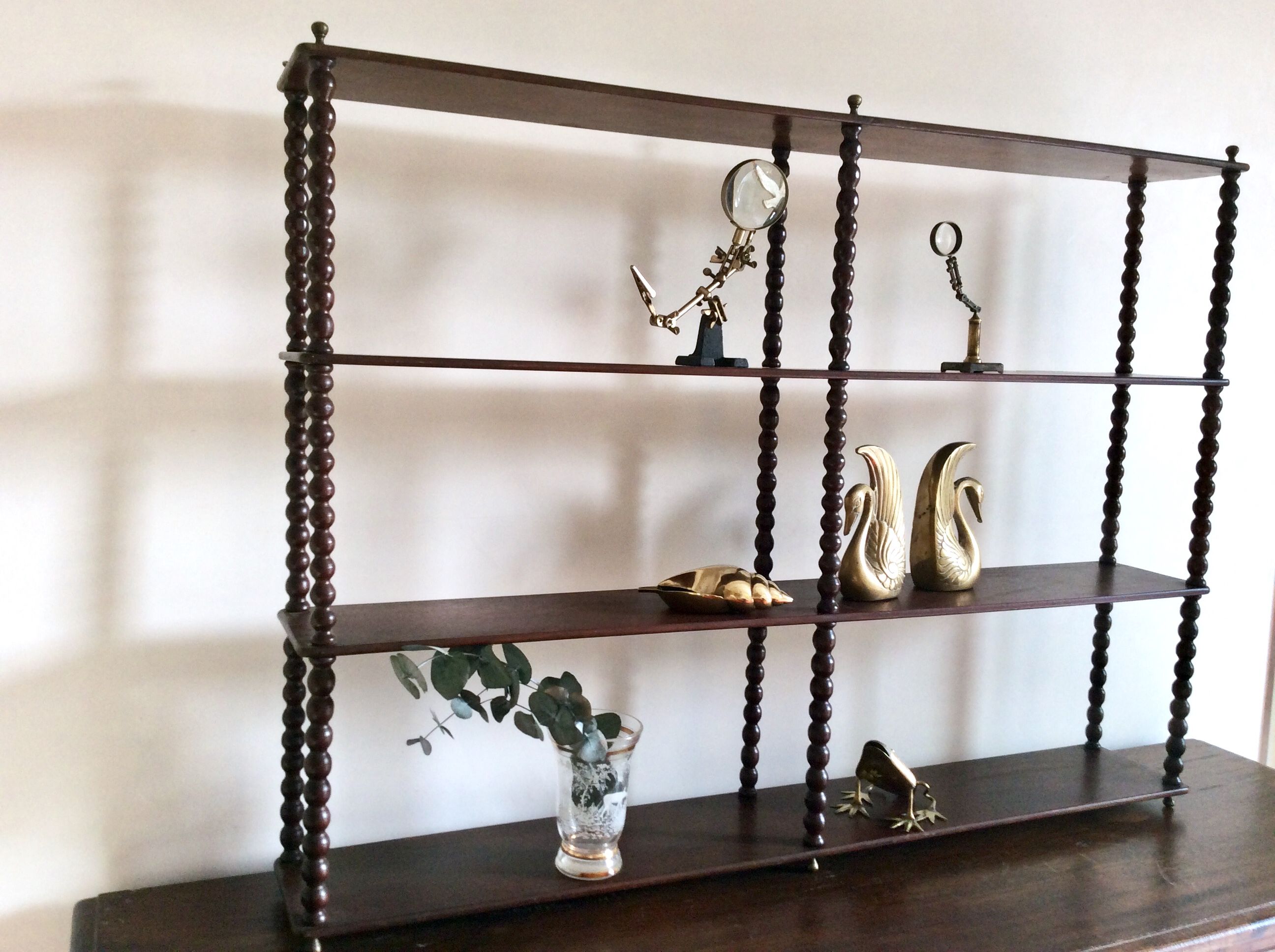 Old double wall shelf