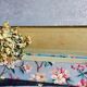Ancient cherry blossom fabric box 1940