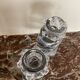 Pair of "Aladin" candlesticks in Baccarat crystal