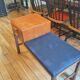 Vintage Scandinavian telephone bench