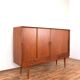 Buffet Haut Mid-Century en Teck Modèle 13 par Gunni Omann pour Omann Jun