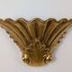 Gold leaf wall light