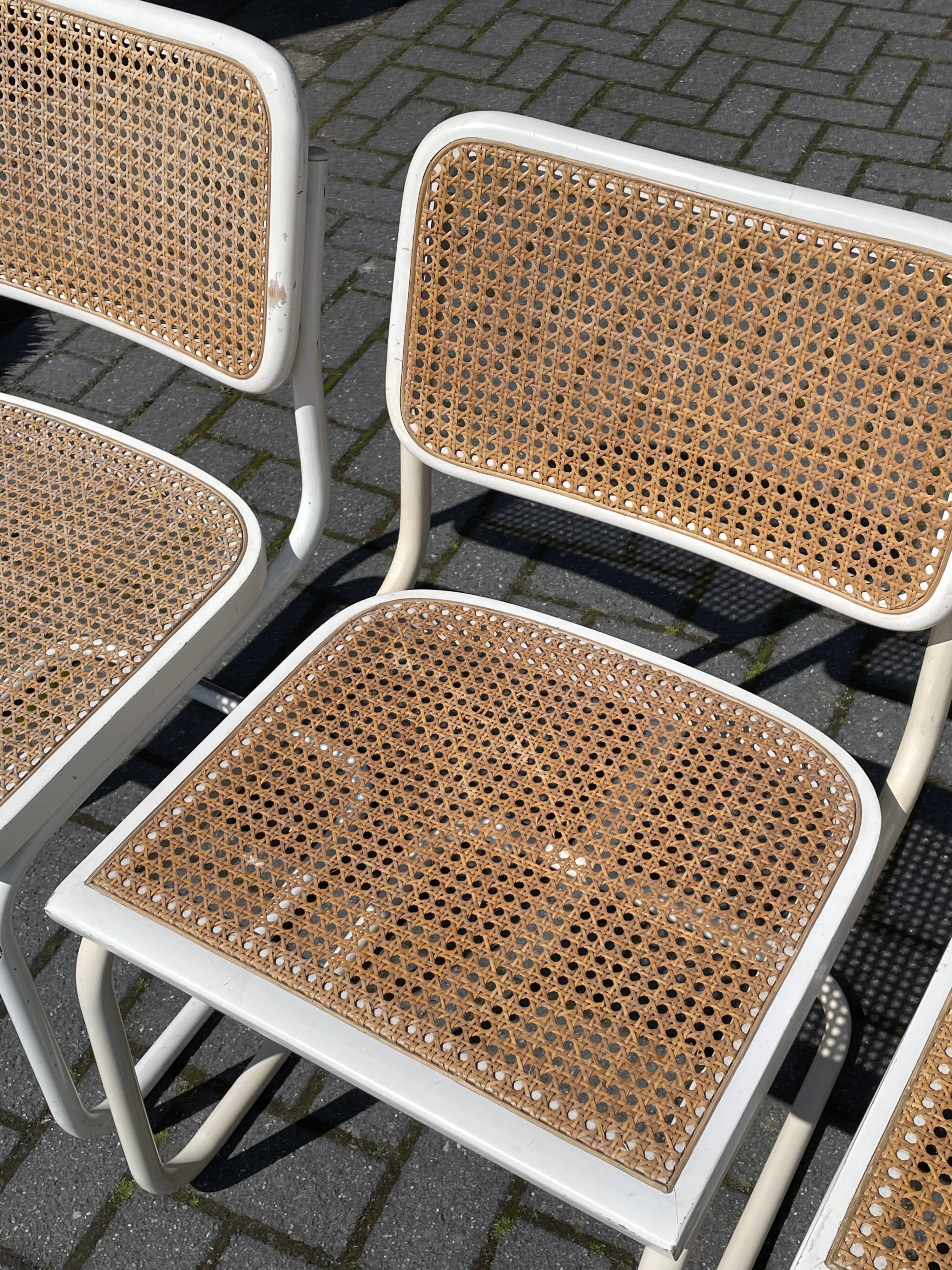 Ensemble de 4 chaises Cesca b32, Breuer