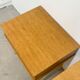 Vintage wooden bedside tables.
