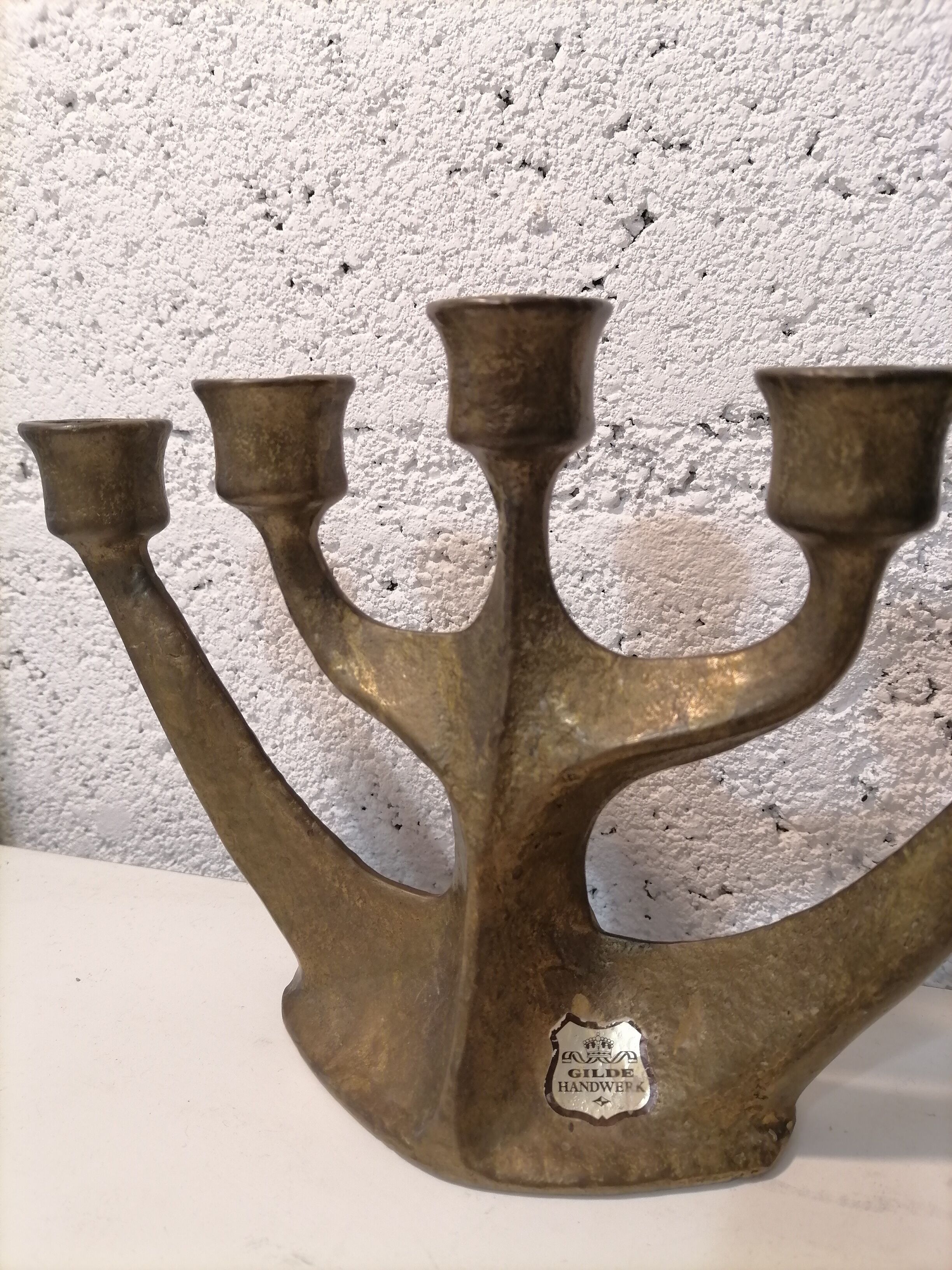 Bronze chandelier 1960
