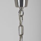 Chandelier with 'ice glass' by Kalmar Franken, 1960s