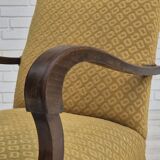 1950s, Danish design, armchair in original condition, furniture cotton/ wool fabric.