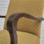 1950s, Danish design, armchair in original condition, furniture cotton/ wool fabric.