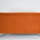 Three-seater velvet sofa, Germany 1960s, rusted, restored.
