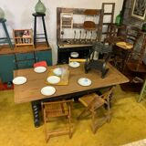 Tabouret haut noir