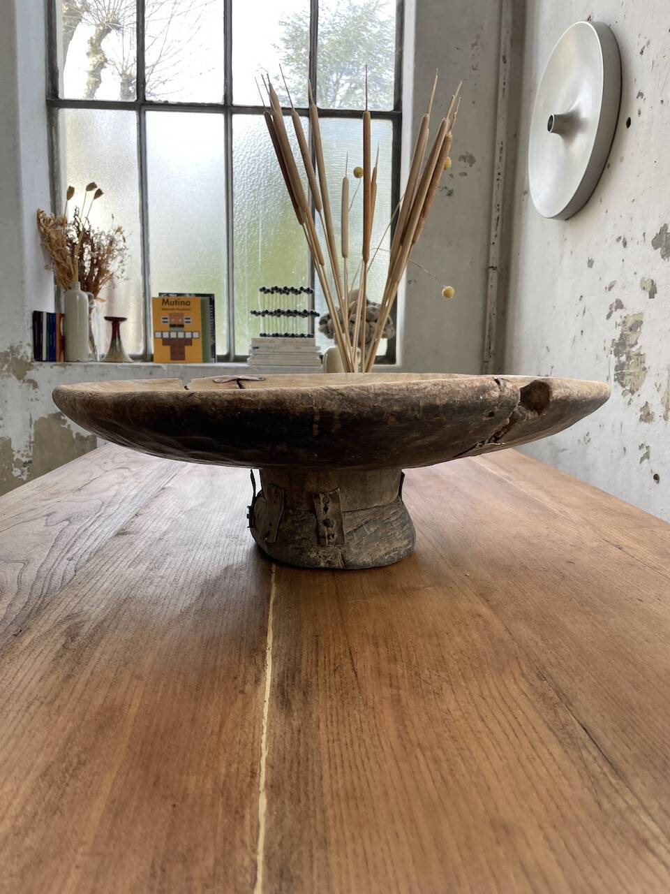 XL wooden Tuareg dish