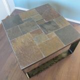 Table d'appoint brutaliste de Paul Kingma, années 1960