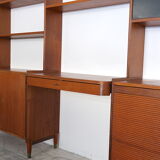Norwegian Mid Century Modular Standing Shelf, 1960's