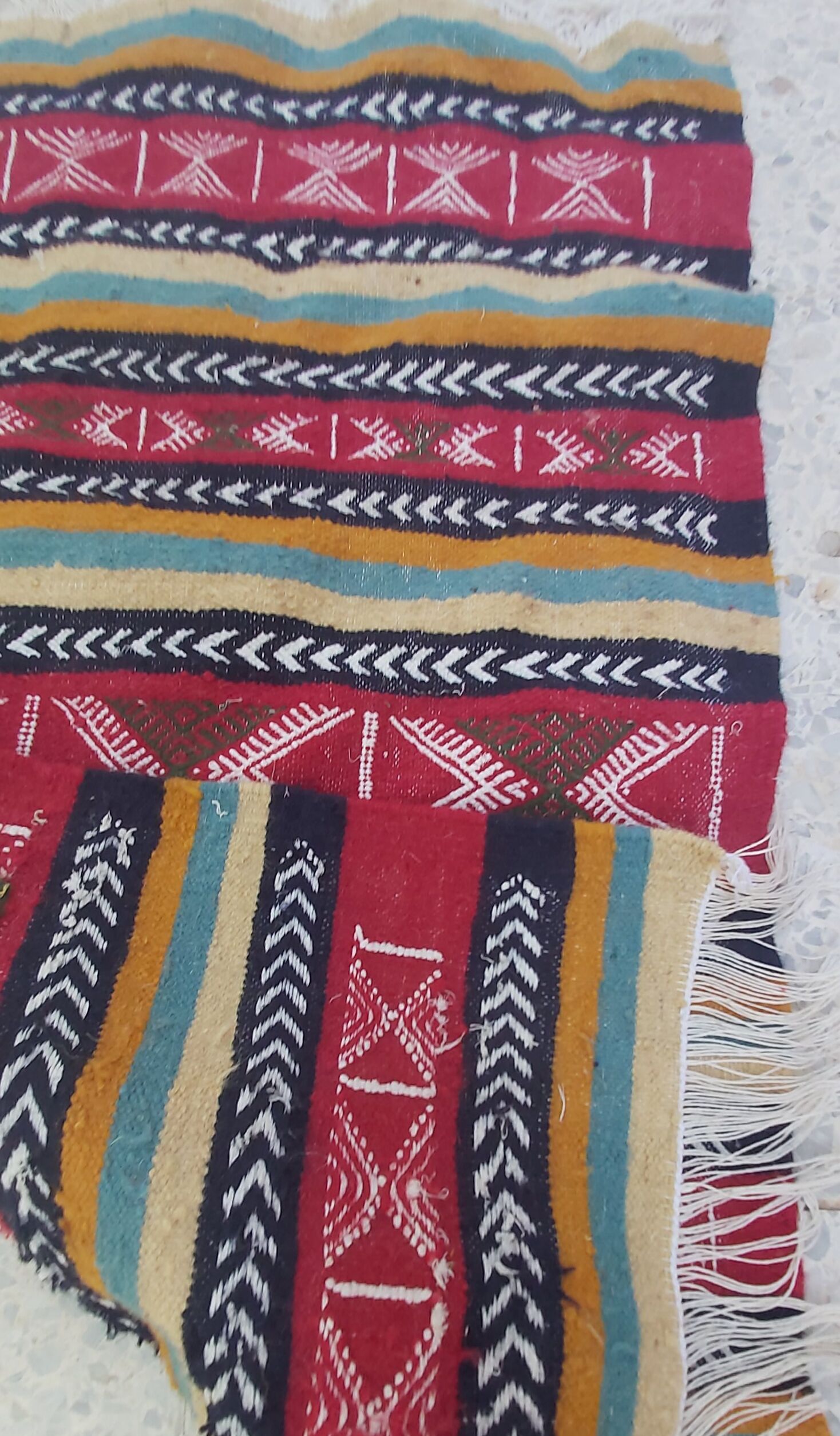 Traditional handmade ethnic carpet 100-55cm