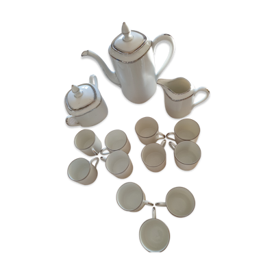Service café porcelaine de limoges