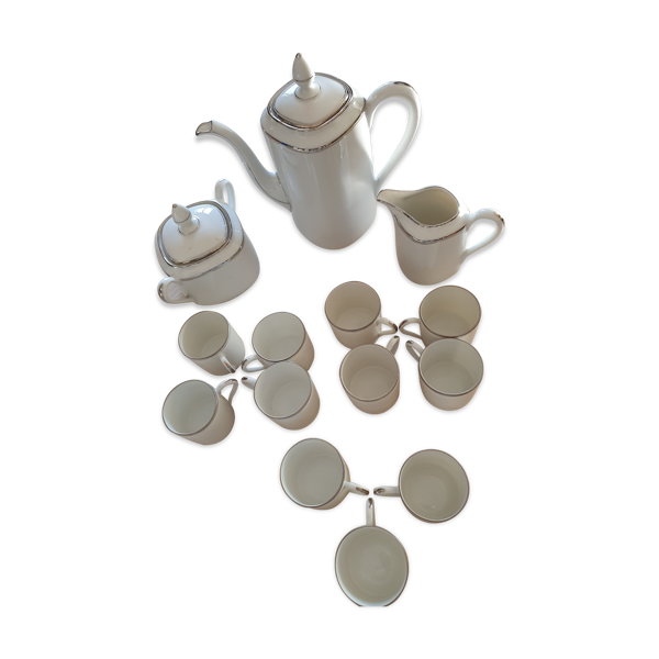 Service café porcelaine de limoges