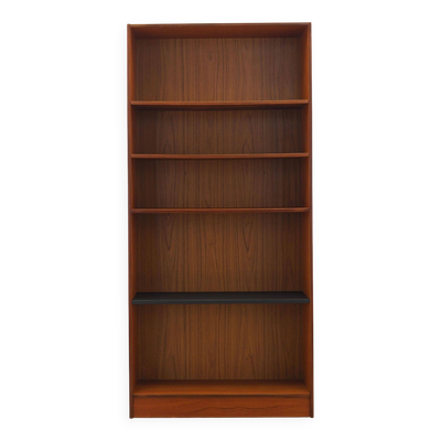 Bibliothèque en teck, design danois, années 1970, fabriquée au Danemark