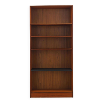 Bibliothèque en teck, design danois, années 1970, fabriquée au Danemark