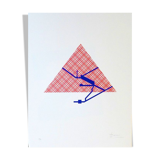 BROSSA Joan, Poema visual 25, 1989. Original lithograph signed and numbered in pencil