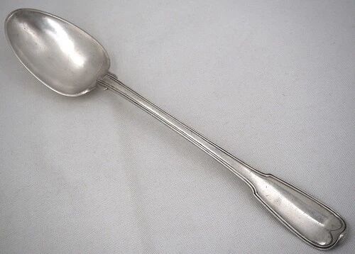 Serving spoon, XVIII century, solid silver, Auch Jean Affre, 32.6 cm, 179 g