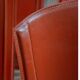 Set of 6 leather chairs by Roche Bobois.