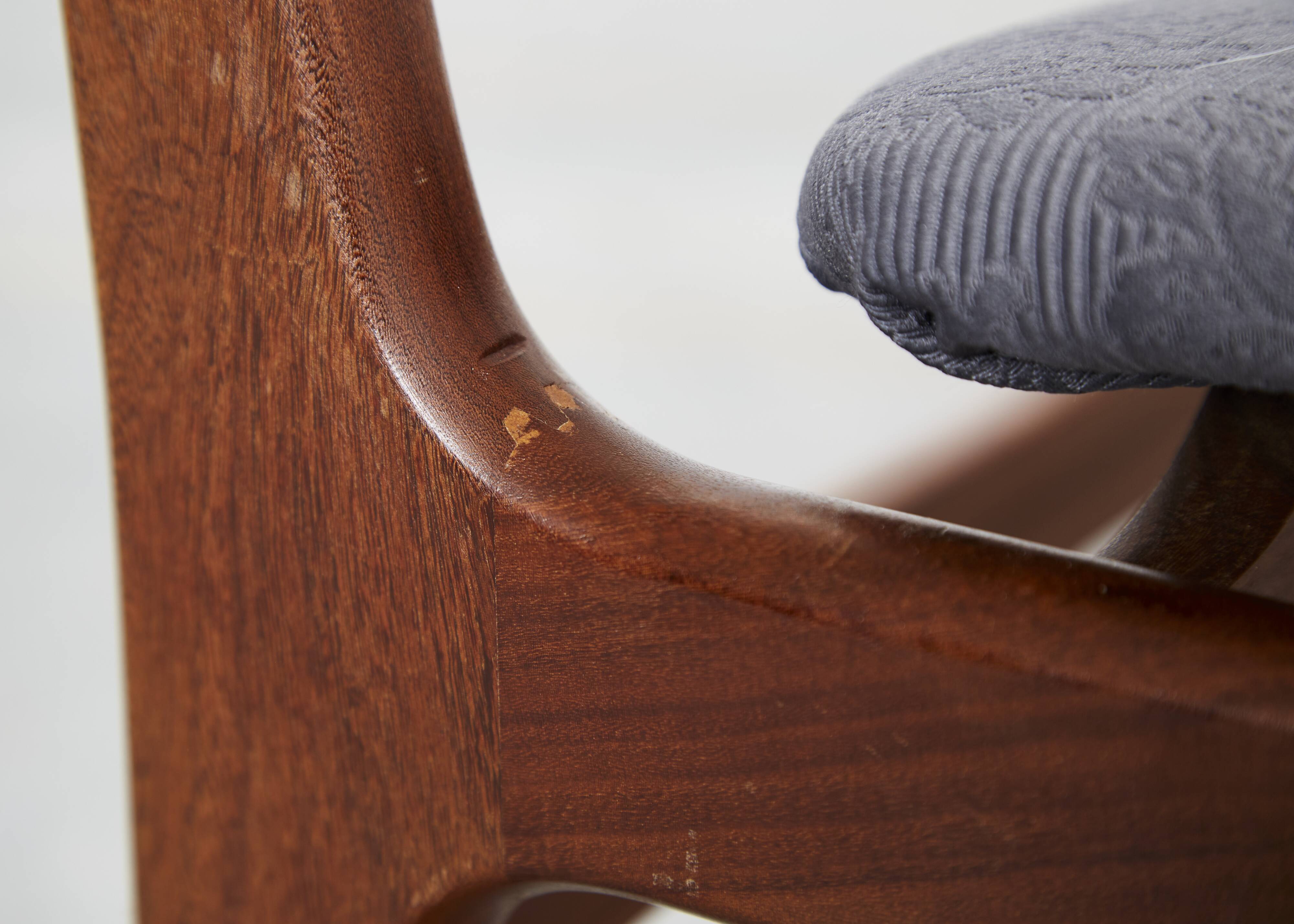 Set of 6 Teak Dining chairs by Erik Buch for  Anderstrup Møbelfabrik