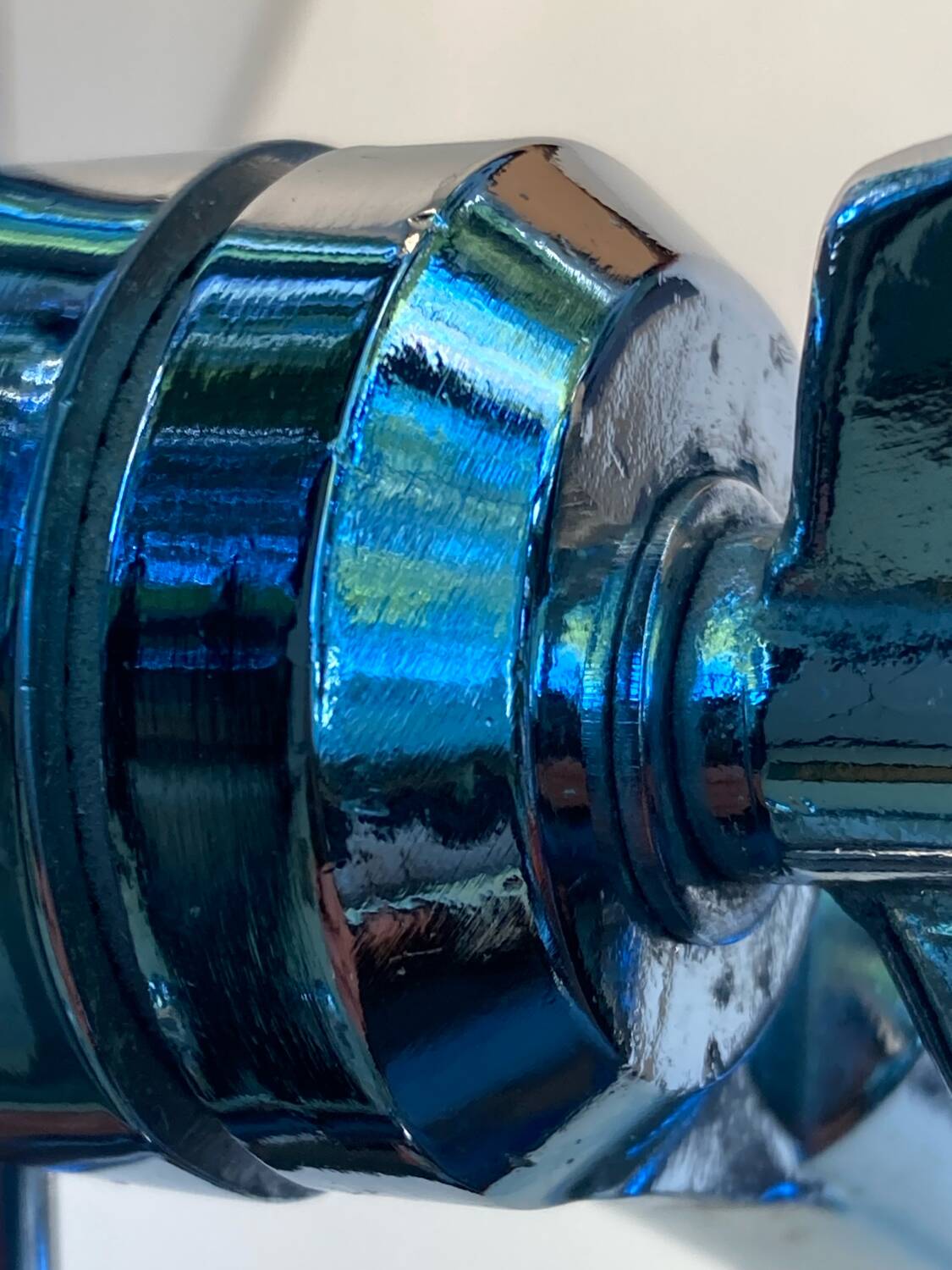 Vintage 90s chrome articulated interior lamp