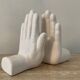 Pair of 70s ceramic hand ties